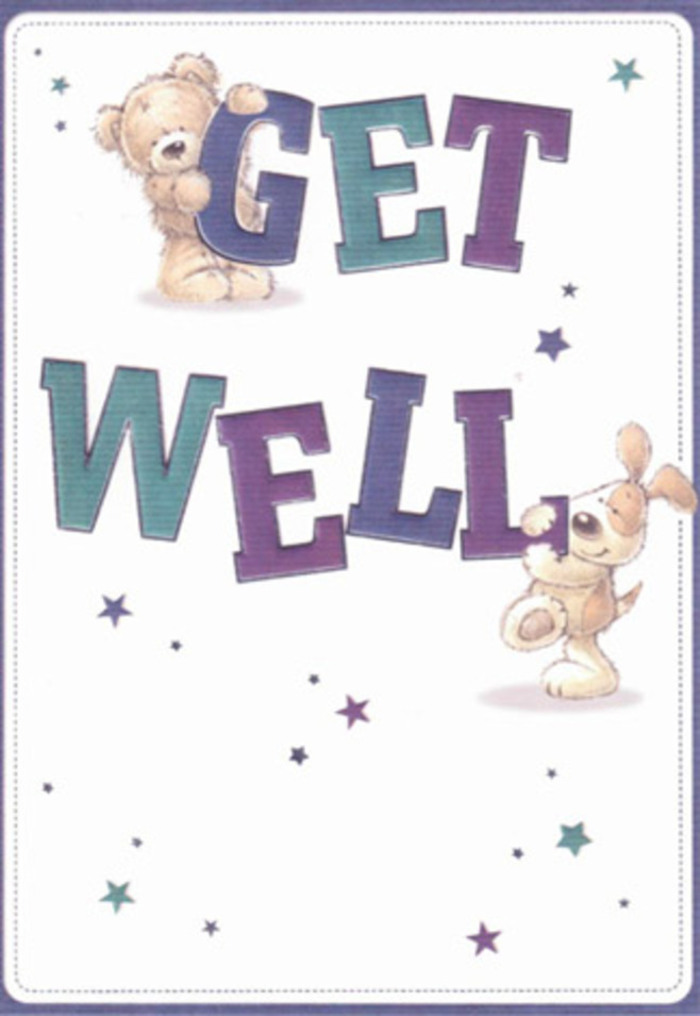 This card embodies a joyful spirit of healing and kindness, echoing the community vibe of Belmont. The central illustration delights in the playful camaraderie of a snuggly bear and a floppy-eared pup, each balancing a part of the hand-lettered 'Get Well' message. The bear, whose fur is depicted in layered strokes of caramel and soft fawn, perches atop the purple-textured 'GET,' offering a reassuring presence. Just beneath, a sprightly puppy with velvety beige ears and a sparkling gaze nestles affectionately by the teal 'WELL,' their shared moment full of optimism and care. Twinkling stars cascade in hues of bluebell and lavender, scattered like confetti across the ivory backdrop, reminiscent of peaceful evenings near Belmont's greenways. The whole scene is composed like a locally arranged bouquet from Florist Belmont: every detail - from the bold, elevated typography to the gentle shadows of fur - fosters a sense of closeness, support, and hope. The atmosphere is airy yet tangible, the kind found in freshly swept spaces after market day, and every brushstroke feels intentional and welcoming. This card, adorned with texture and thoughtful design, is an ideal companion to a recovery bouquet, offering comfort and a playful promise of brighter days ahead throughout Belmont and surrounding areas.
